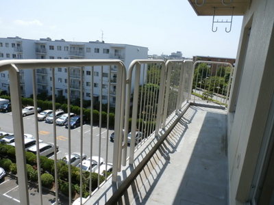 Balcony. Is the view that there is a feeling of opening for the top floor room angle. 