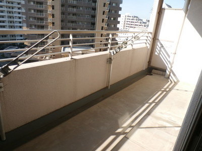 Balcony. It is bright balcony in the southwest-facing.