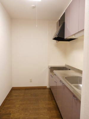 Kitchen. Is an independent type of kitchen that hide during the steep visitor.