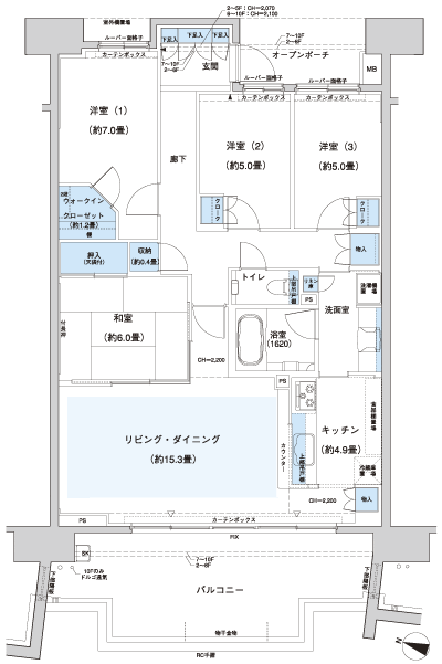 Floor: 4LDK + WIC, the occupied area: 102.42 sq m, Price: 36,600,000 yen, now on sale