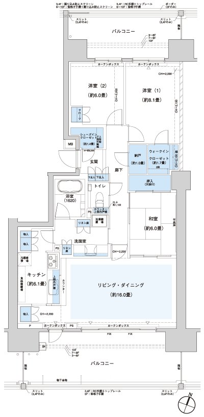 Floor: 3LDK + WIC + SIC + N, the occupied area: 103.63 sq m, Price: 36,800,000 yen ・ 48 million yen, currently on sale