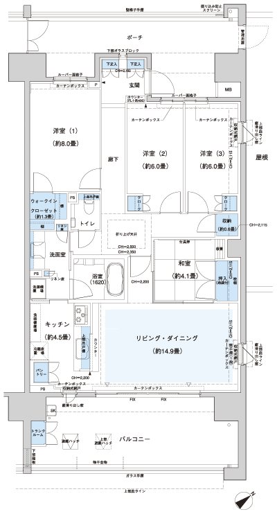 Floor: 4LDK + WIC, the occupied area: 104.77 sq m, Price: 42,400,000 yen, now on sale