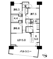 Floor: 3LDK + MC + WTC, the occupied area: 103.55 sq m, Price: 39,400,000 yen, now on sale