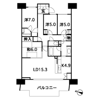 Floor: 4LDK + WIC, the occupied area: 102.42 sq m, Price: 36,600,000 yen, now on sale