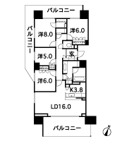 Floor: 4LDK + WIC + N, the occupied area: 106.44 sq m, Price: 37,600,000 yen, now on sale