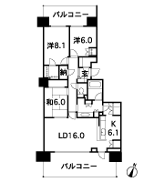Floor: 3LDK + WIC + SIC + N, the occupied area: 103.63 sq m, Price: 44,800,000 yen, now on sale