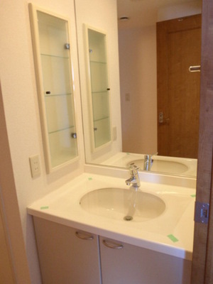 Washroom. Typical indoor photo. Dressing also is a separate wash basin to become easier