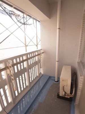 Balcony. Spacious balcony bathed in bright light from the southeast