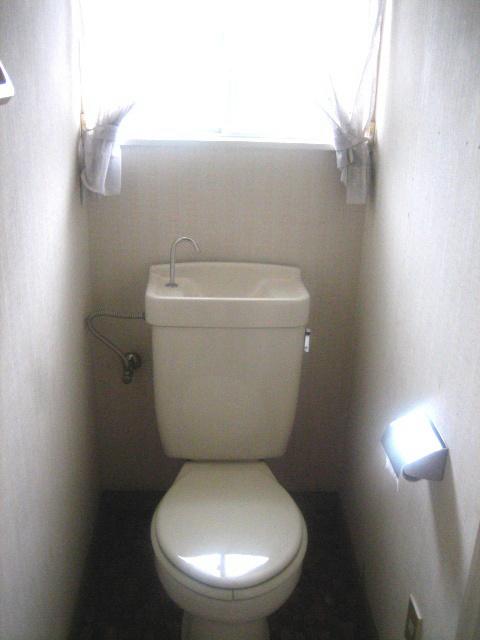 Toilet. Window with toilet attractive single-family!