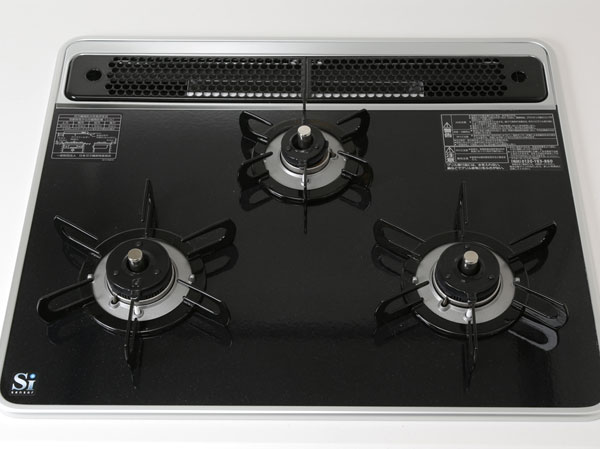 Kitchen.  [Hyper-glass top stove (with safety function)] Look not only beautiful, Also adopted an easy gas stove glass top cleaning.