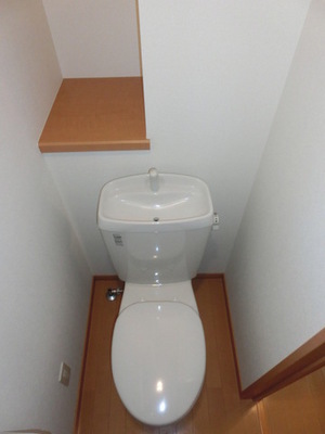 Toilet. Separated toilet