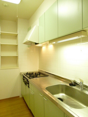 Kitchen. Typical photo. Easy-to-use storage enhancement of kitchen