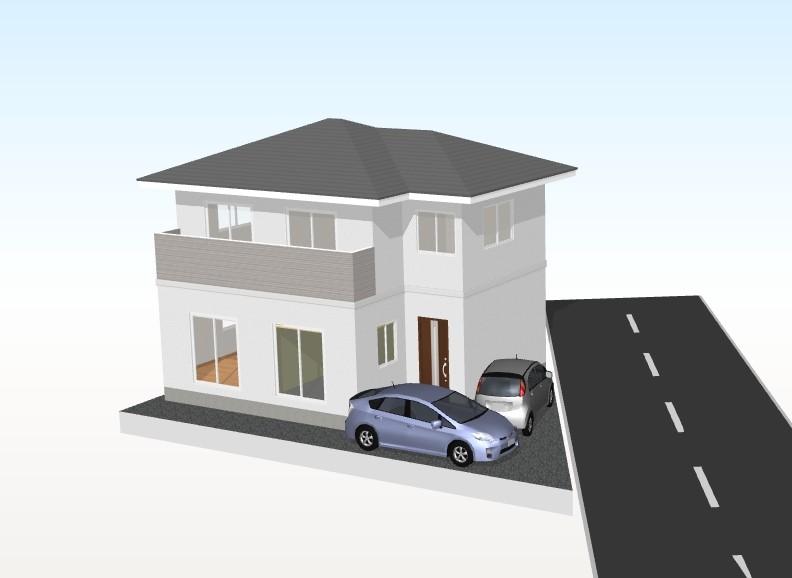 Rendering (appearance). outer wall ・ Of roof color shape, etc., There is a possibility of change.