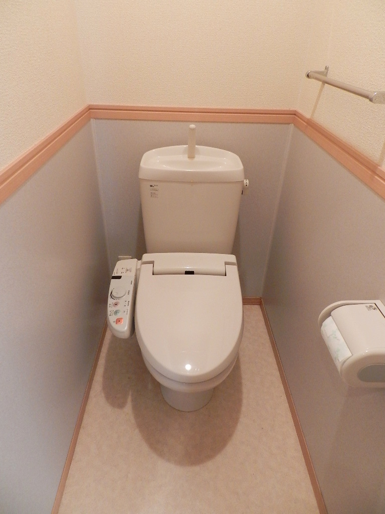 Toilet.  ※ Cleaning before