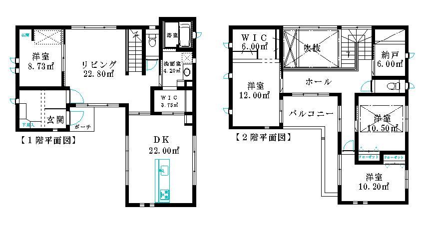 Floor plan. 45,800,000 yen, 4LDK + S (storeroom), Land area 166.07 sq m , Building area 164.55 sq m price 4,580 yen 4SLDK          Land area 166.07 sq m             Building area 144.65 sq m Garage 20.09 sq m