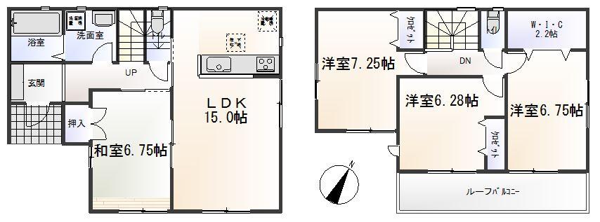Floor plan. (1), Price 26.5 million yen, 4LDK, Land area 200.01 sq m , Building area 99.78 sq m