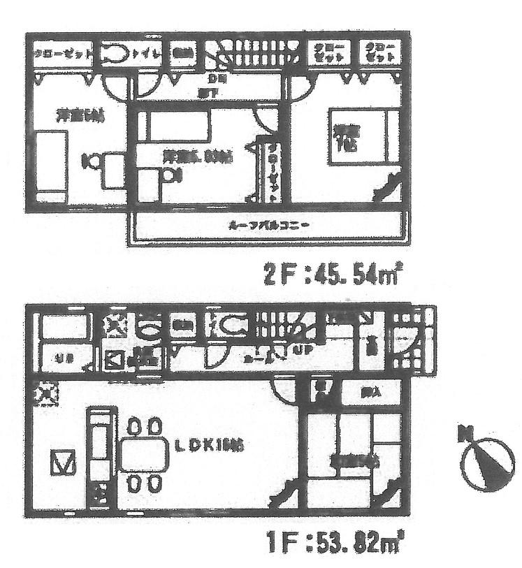 Floor plan. (1 Building), Price 28,900,000 yen, 4LDK, Land area 112.92 sq m , Building area 99.36 sq m