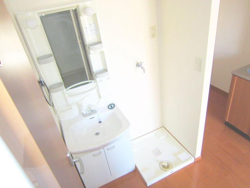 Washroom. Easy independent wash basin also prepare for going out Indoor Laundry Storage