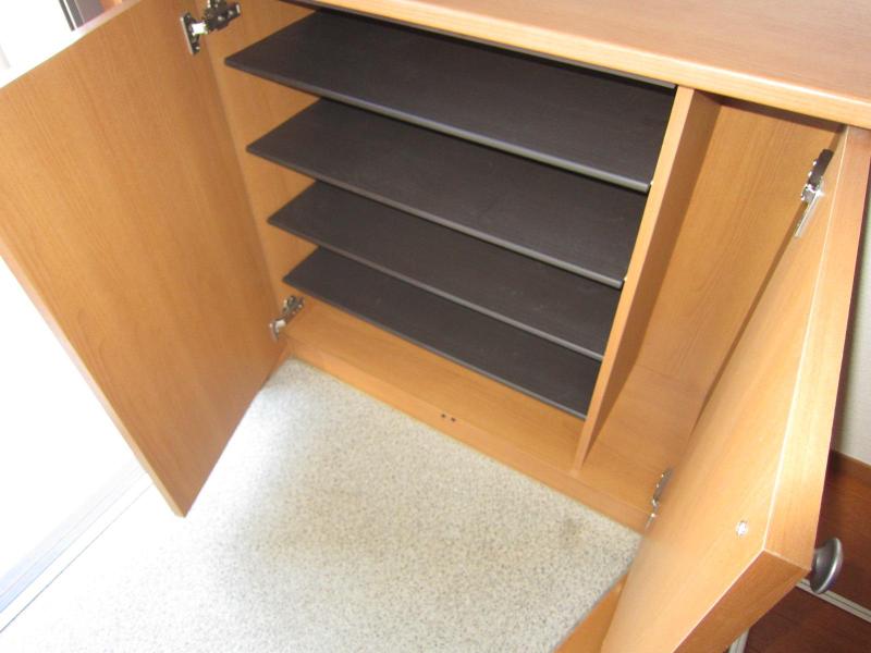 Other Equipment. Clean storage in the shoe box (with also a ceiling portion)