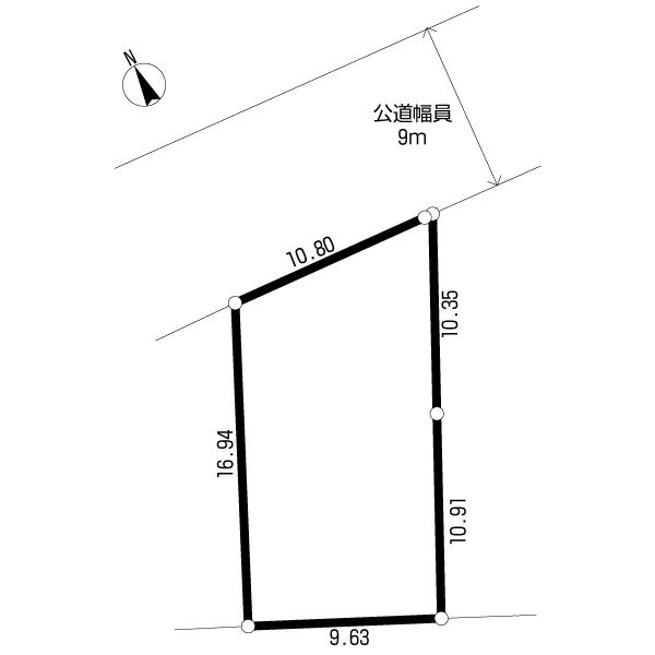 Compartment figure. Land price 17 million yen, Land area 188 sq m
