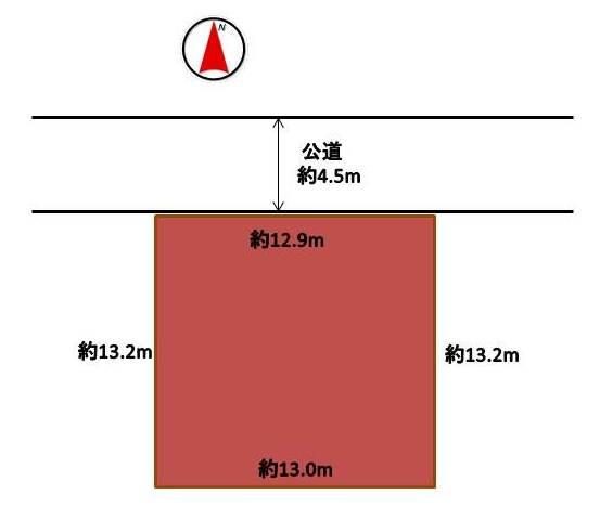 Compartment figure. 13.5 million yen, 4LDK, Land area 171.93 sq m , Building area 92.74 sq m