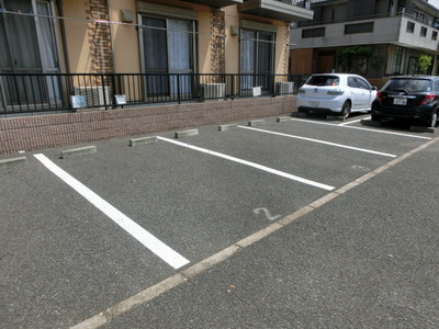 Parking lot. There is on-site parking