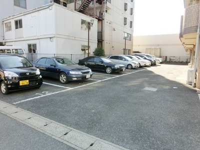 Parking lot. It is on-site parking