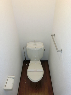 Toilet. Separated toilet