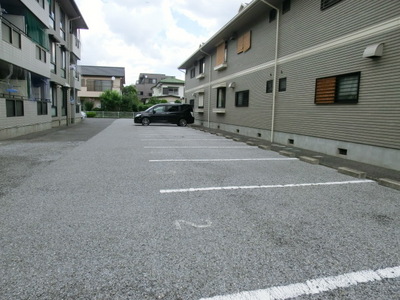 Parking lot. On-site parking