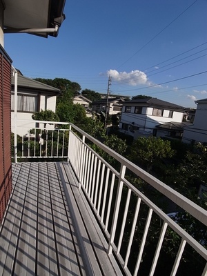 Balcony. Second floor of the L-shaped balcony