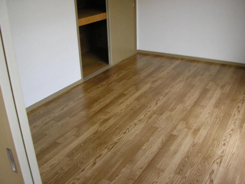 Other room space. Western-style large storage to clean flooring