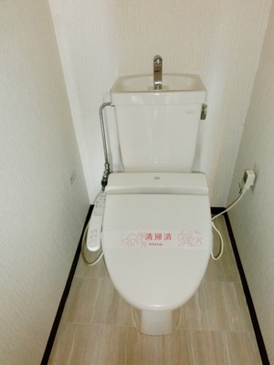 Toilet. With cleaning function. 