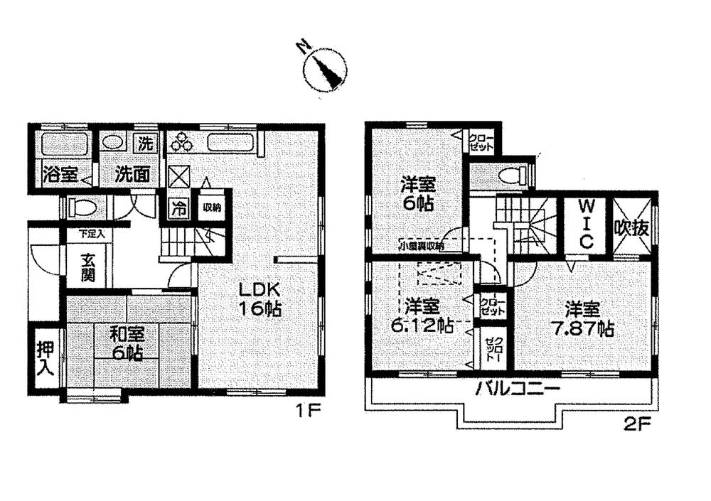 Floor plan. 26 million yen, 4LDK, Land area 145.83 sq m , Building area 102.2 sq m