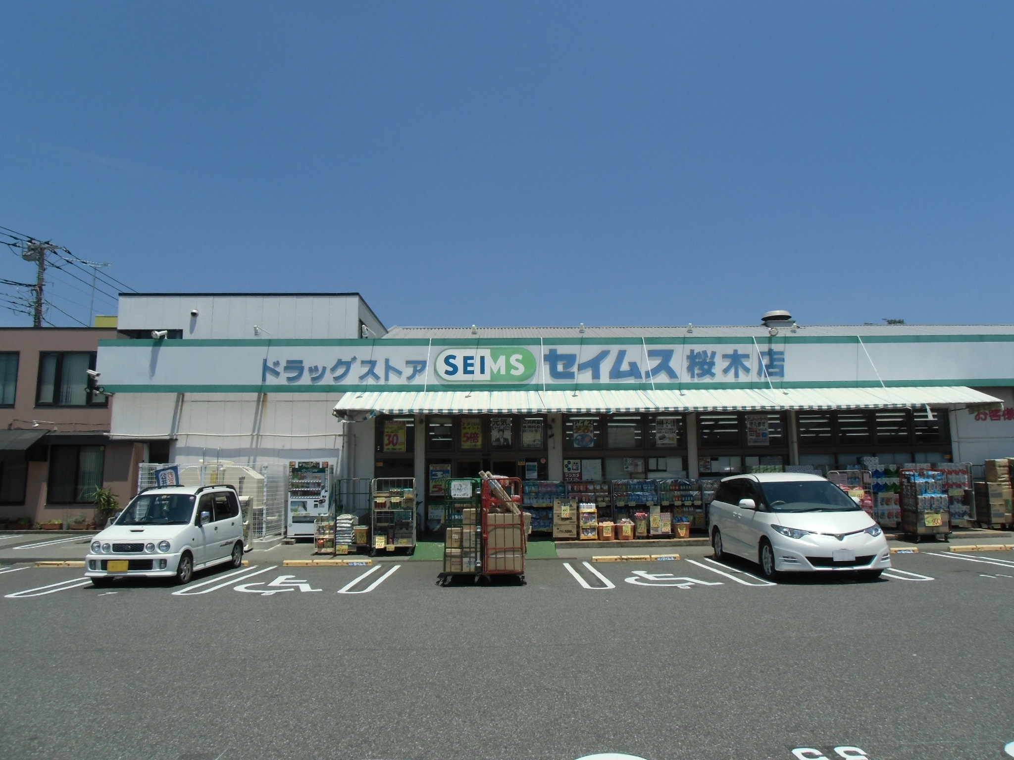 Dorakkusutoa. Drag Seimusu Sakuragi shop 483m until (drugstore)