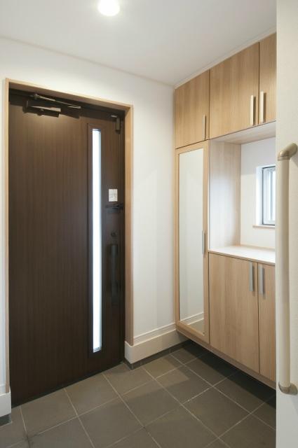 Entrance. Our construction cases