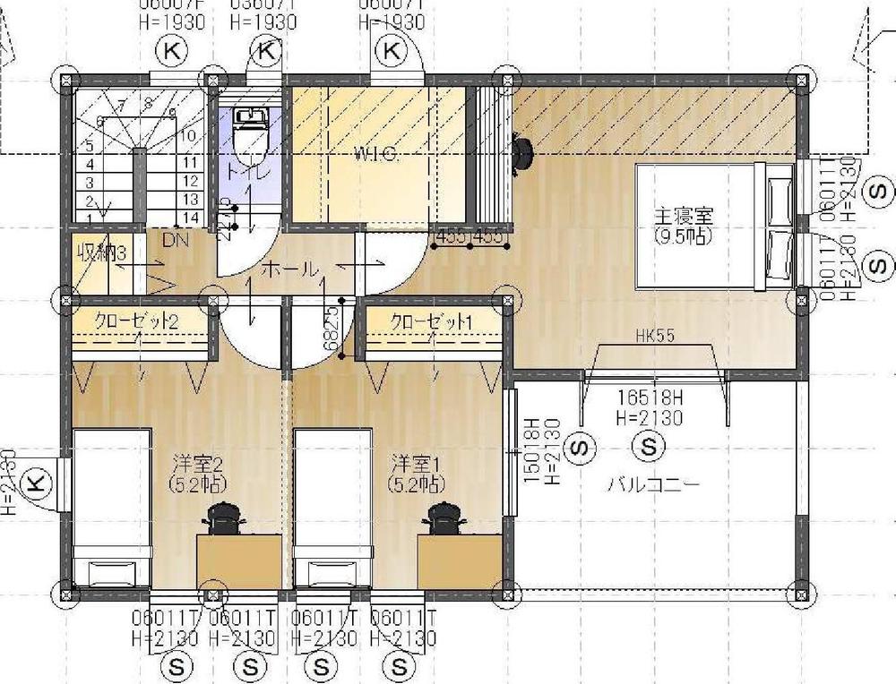 Floor plan. 35 million yen, 4LDK, Land area 124.32 sq m , Building area 114.27 sq m