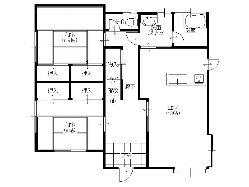 Floor plan. 12.8 million yen, 5LDK, Land area 148.15 sq m , Building area 124.84 sq m 1 floor