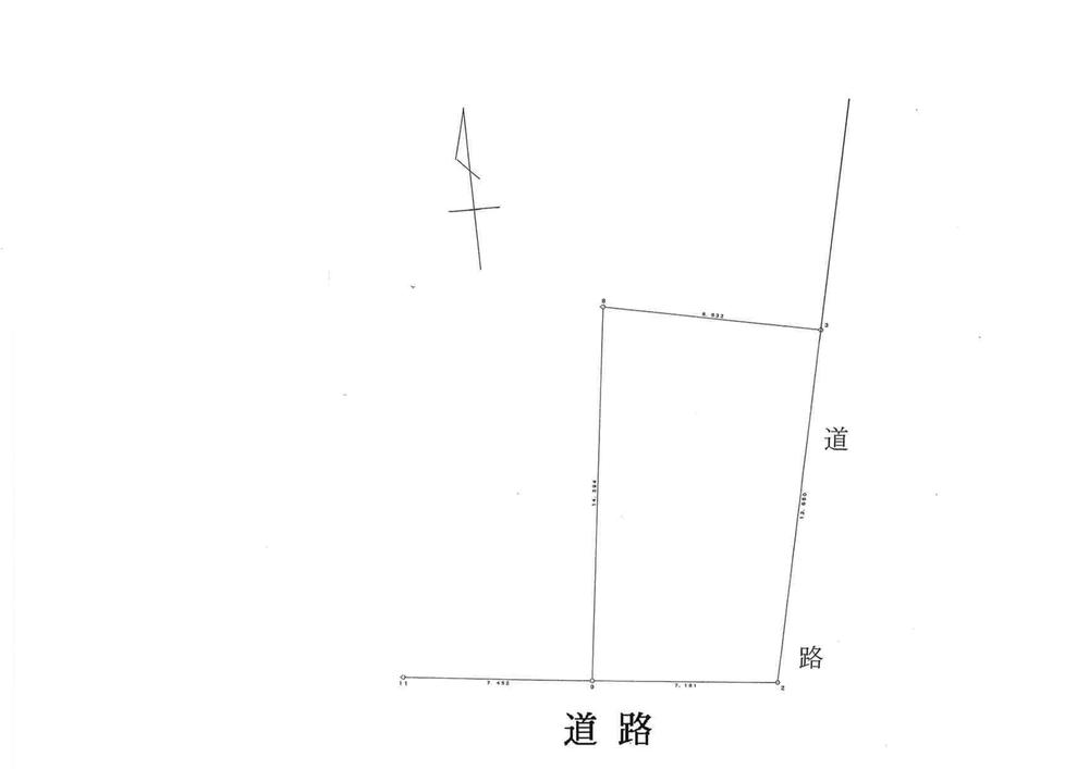 Compartment figure. Land price 12.6 million yen, Land area 109.91 sq m southeast of the corner lot