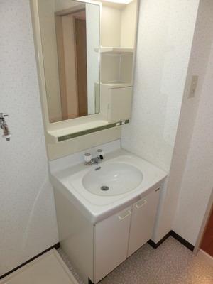 Washroom. Convenient independent wash basin