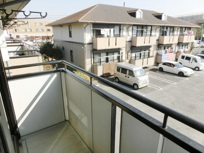Balcony. There is a futon also Hoseru space.