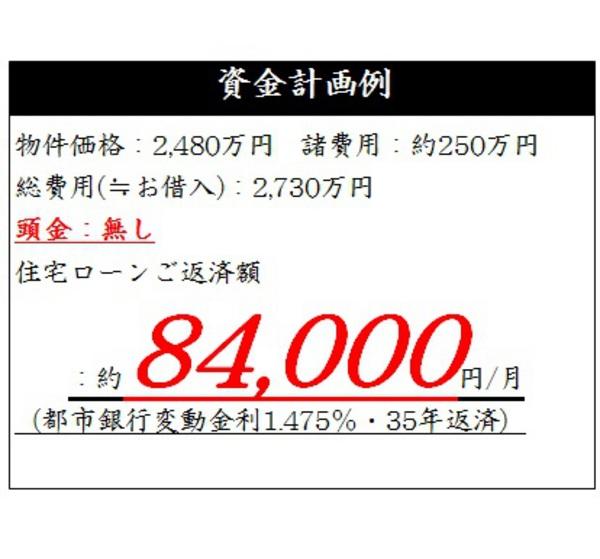Other introspection. Financial planning example (down payment required ・ Expenses included plan)