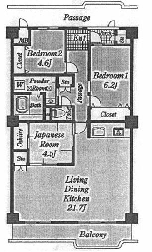 Floor plan. 3LDK, Price 14.8 million yen, Occupied area 86.82 sq m , Balcony area 8.93 sq m living leisurely 21 Pledge!