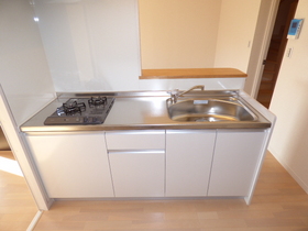 Kitchen. It will spread the width of the two-necked gas stove installed base dishes