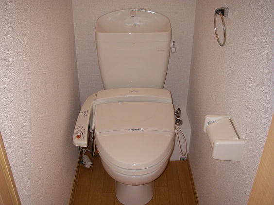 Living and room. With Washlet