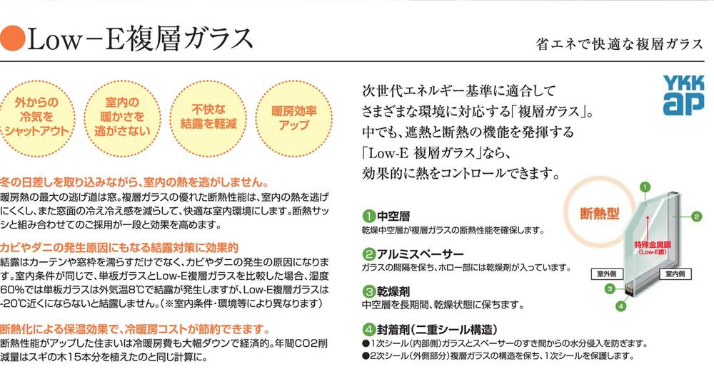 Cooling and heating ・ Air conditioning. You can control effectively heat to exert the function of the thermal barrier and thermal insulation.