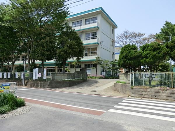Junior high school. Walk up to 1100m junior high school until junior high school Wakamatsu 14 minutes.
