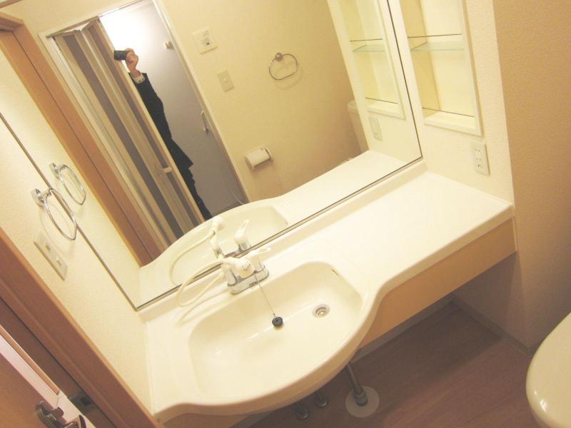 Washroom. Wash basin spacious, You can boast stylish