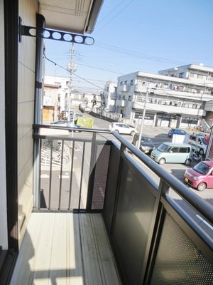 Balcony. Sunny balcony