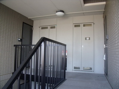 Entrance. Stairs to your room