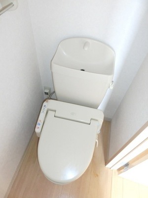 Toilet. Toilet with warm water washing toilet seat